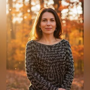 Vintage Metamorphosis Long Sleeved Sequin Black and White Beaded pearl Top M